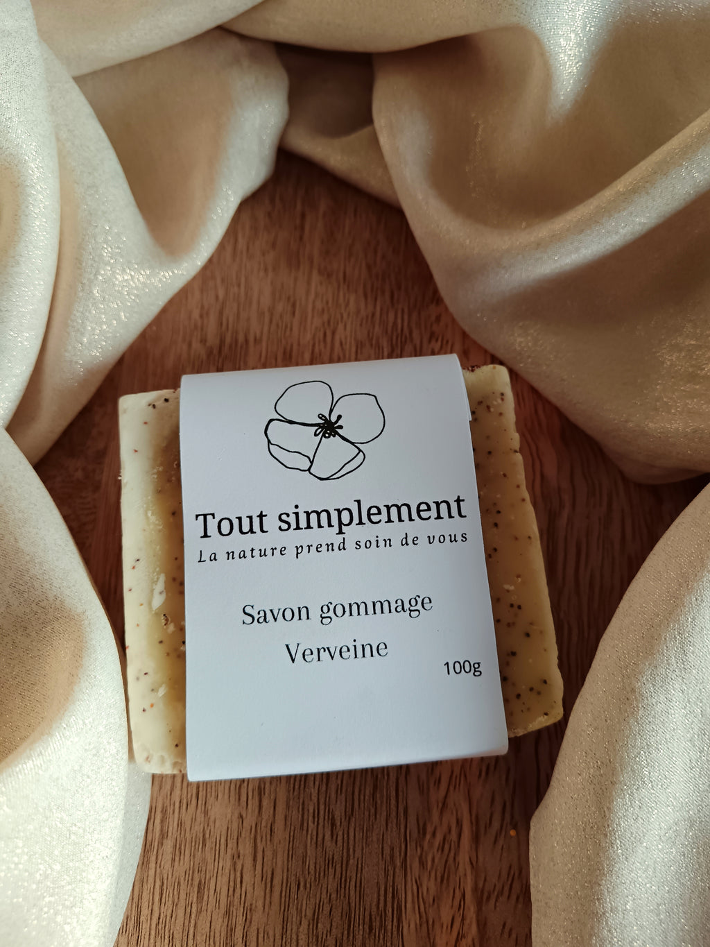 Savon gommage Verveine