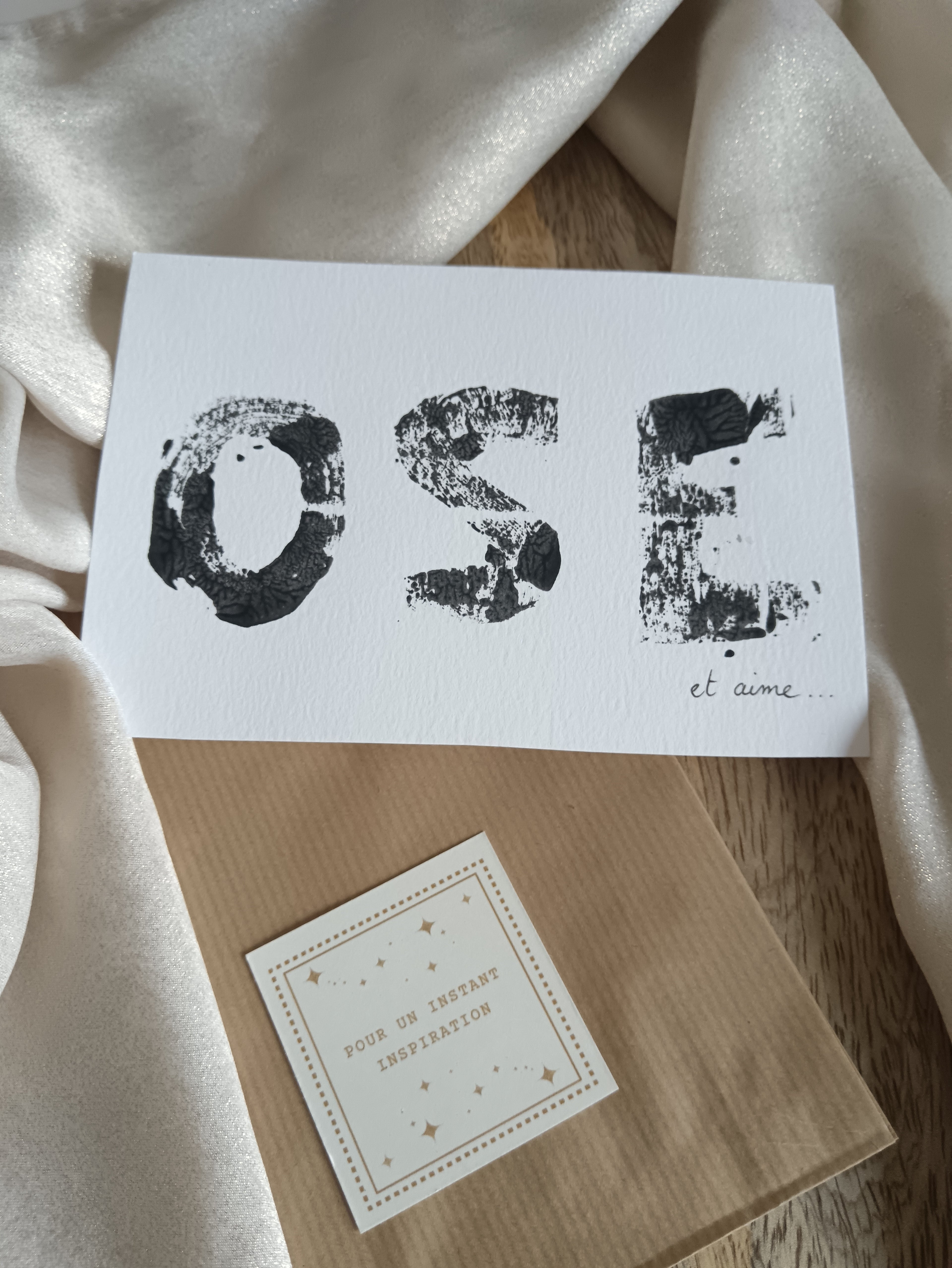 Cartes postales en linogravure – Éditions artisanales